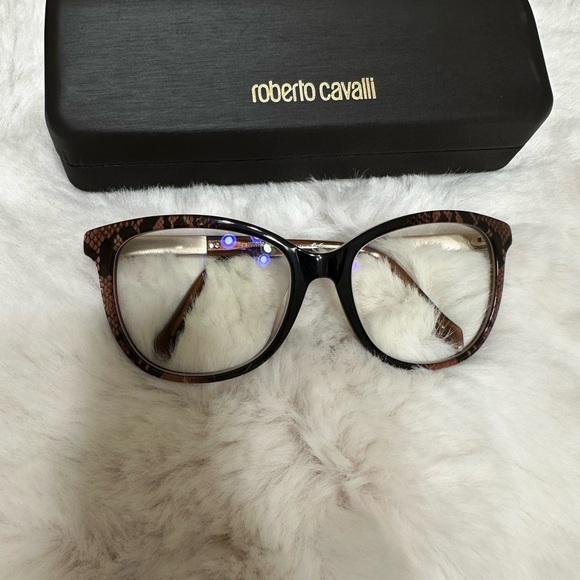 Roberto Cavalli Accessories - Roberto Cavalli Tortoiseshell Eyewear-optical